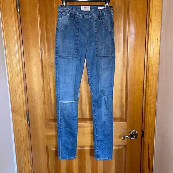 Frame Le Skinny de Francoise High WaistedJeans - Picture 1 of 8